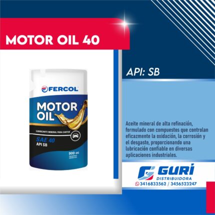 MOTOR OIL 40 X 900 C(Doypack)